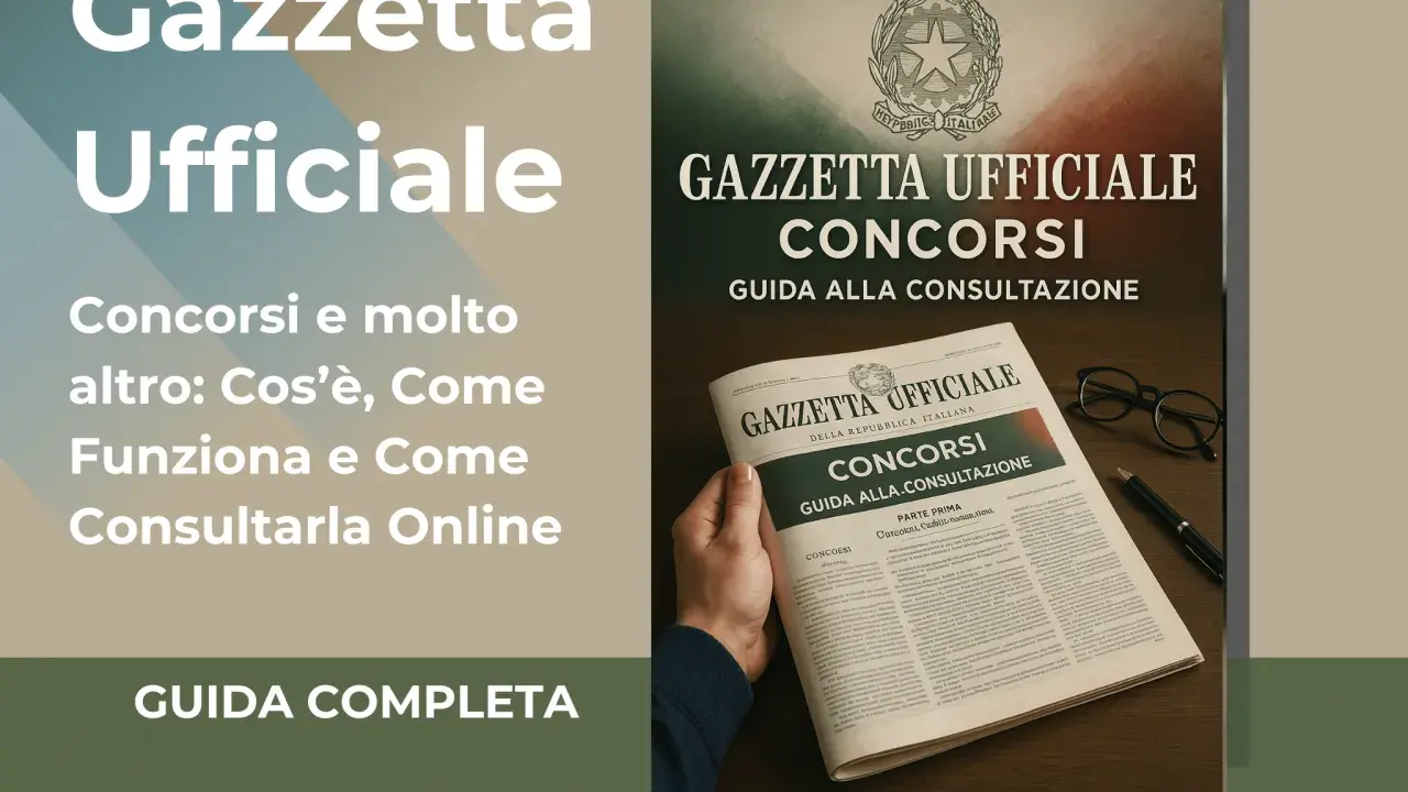 Guida completa ai concorsi per regione, con la Gazzetta Ufficiale che illustra come funzionano e come consultarli online.