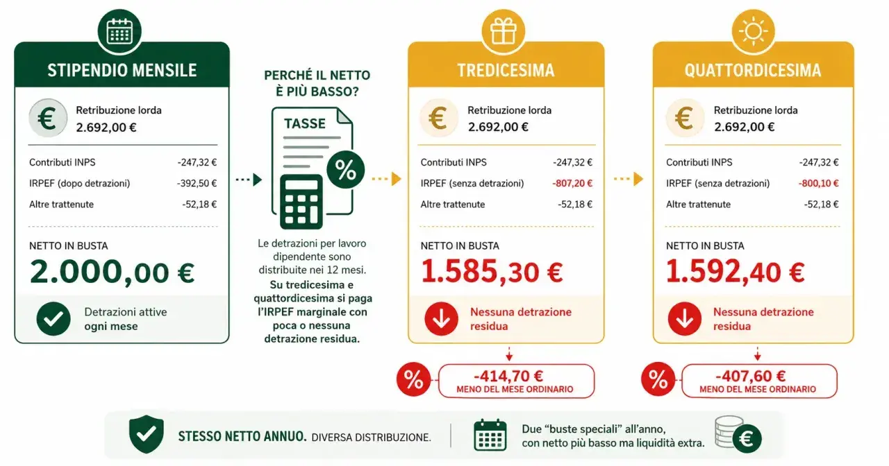 Stipendio carabiniere: netto mensile 2.000€, tredicesima 1.585€, quattordicesima 1.592€. Spiegazione delle tasse e detrazioni.