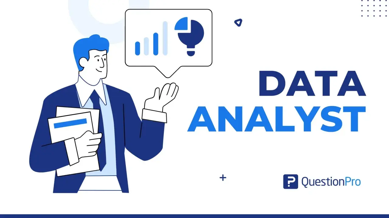 Un uomo in giacca e cravatta, un vero data analyst, presenta grafici e idee.