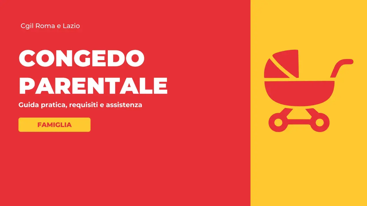 Guida pratica sul congedo parentale: come funziona, requisiti e assistenza per la famiglia. Icona di un passeggino.