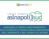 Concorsi ASL Napoli 3 Sud: 26 avvocati e tecnici della prevenzione assunti a tempo indeterminato.