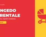 Guida pratica sul congedo parentale: come funziona, requisiti e assistenza per la famiglia. Icona di un passeggino.