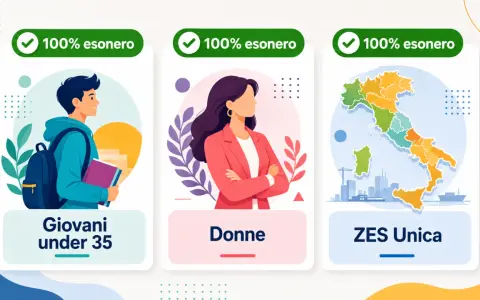 Giovani under 35, Donne e ZES Unica: scopri gli sgravi fiscali assunzioni con esonero al 100%.