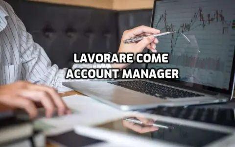 Un professionista analizza grafici finanziari su un laptop, mostrando cosa fa un account manager: gestione e analisi dati per strategie di successo.