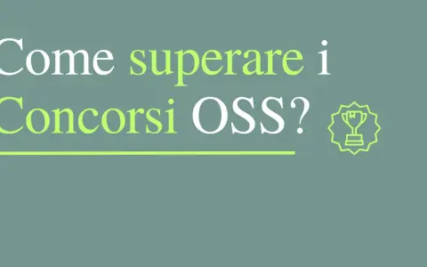 Come superare i concorsi OSS? Un trofeo stilizzato indica il successo.
