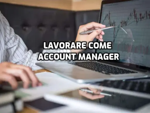 Un professionista analizza grafici finanziari su un laptop, mostrando cosa fa un account manager: gestione e analisi dati per strategie di successo.
