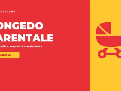 Guida pratica sul congedo parentale: come funziona, requisiti e assistenza per la famiglia. Icona di un passeggino.