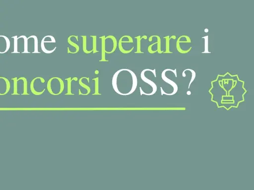 Come superare i concorsi OSS? Un trofeo stilizzato indica il successo.
