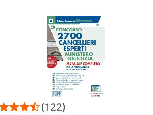 Manuale completo per il concorso cancellieri esperti al Ministero della Giustizia. Include espansioni online.