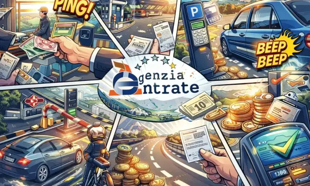 Pagamento multe e pedaggi, con l'Agenzia delle Entrate che sembra non voler riconoscere l'indennità di trasferta non pagata.