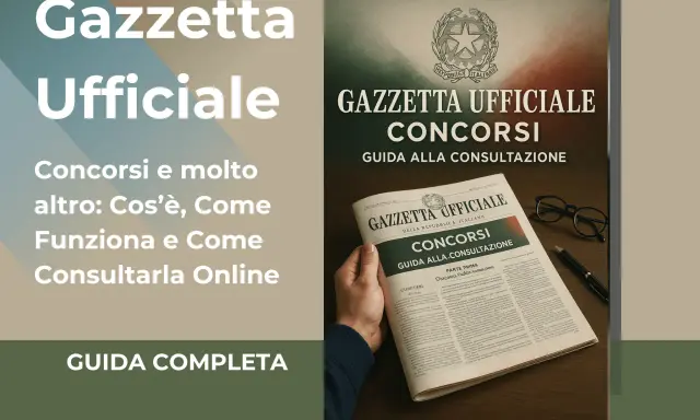 Guida completa ai concorsi per regione, con la Gazzetta Ufficiale che illustra come funzionano e come consultarli online.