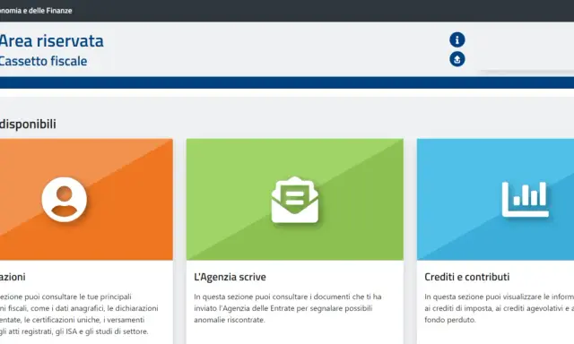 Area riservata Cassetto Fiscale: consulta le tue informazioni fiscali, i documenti dell'Agenzia e dove trovare il CUD.