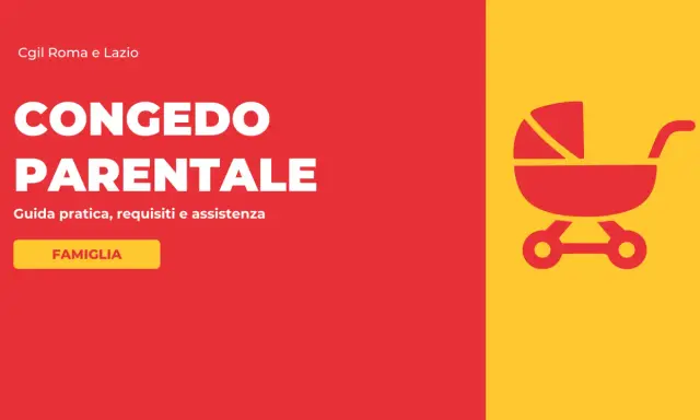 Guida pratica sul congedo parentale: come funziona, requisiti e assistenza per la famiglia. Icona di un passeggino.