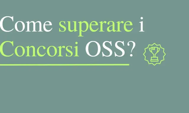 Come superare i concorsi OSS? Un trofeo stilizzato indica il successo.